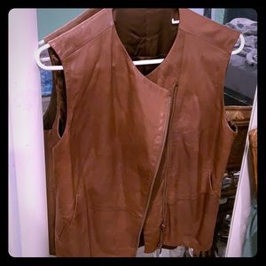Brunello cucinelli leather vest